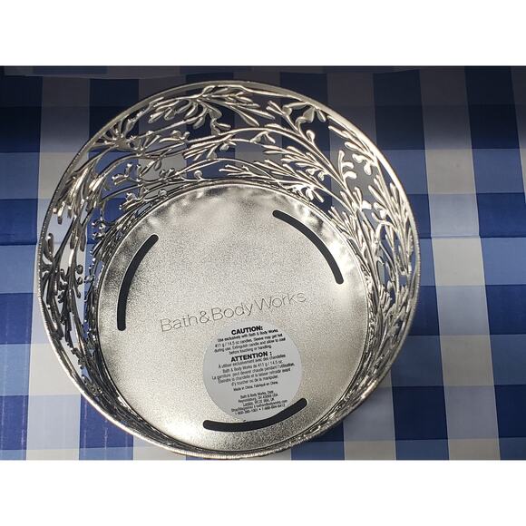 BBW Flowering Vines Large 3 Wick Candle Holder Home Fragrance Decor - Picture 2 of 2